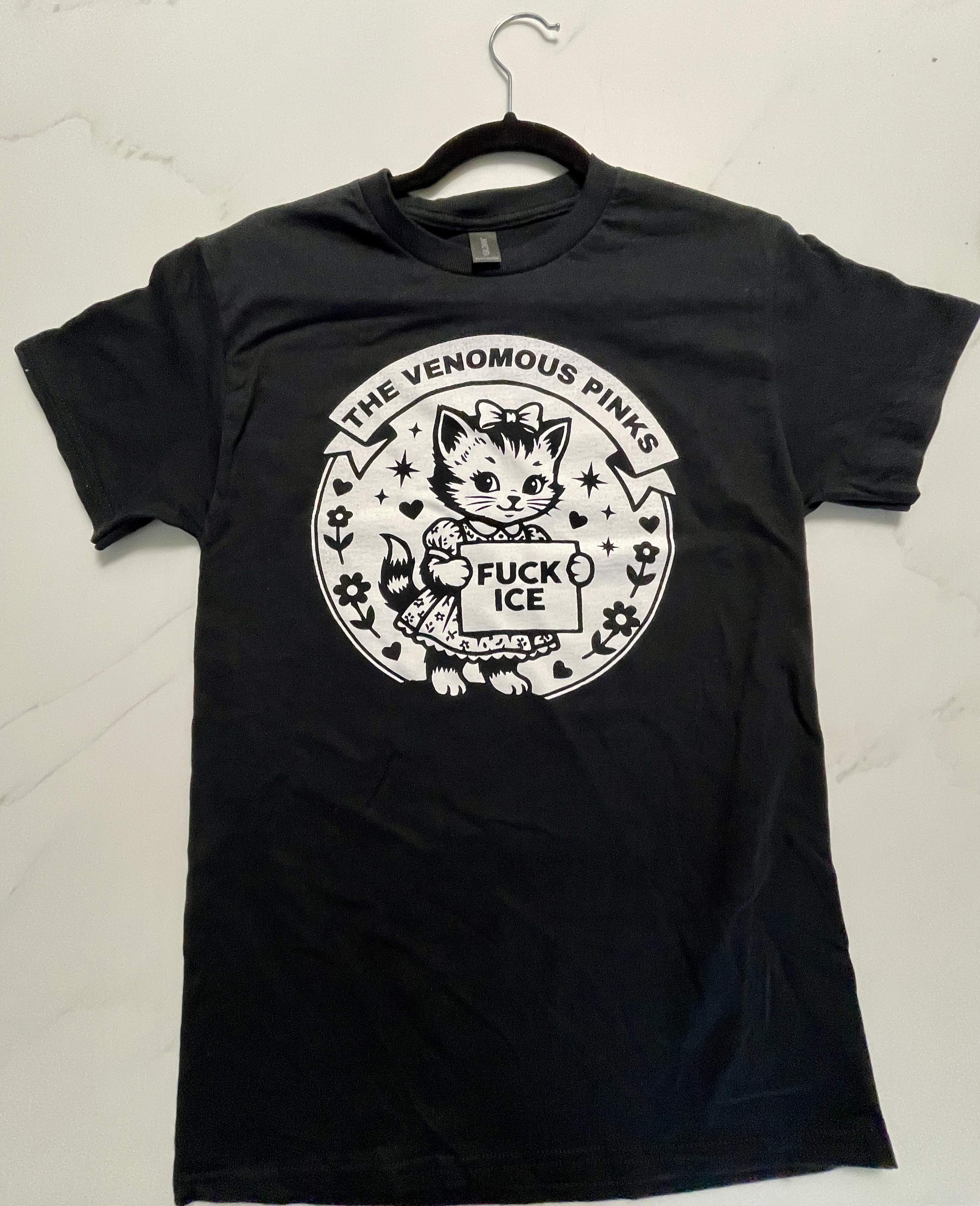 "Fuck Ice" Kitty T-Shirt (Unisex)